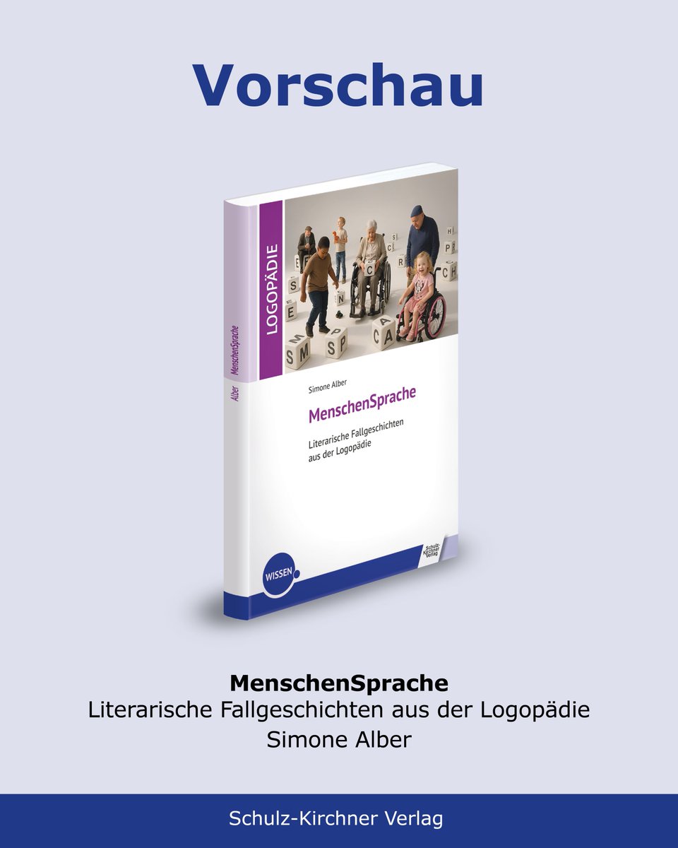 _skverlag's tweet photo. In Kürze erscheint bei uns der Titel "MenschenSprache – Literarische #Fallgeschichten aus der #Logopädie" von Simone Alber. 💬🥳
Schon neugierig? Weitere Informationen und Leseproben gibt es hier:
https://t.co/haPOOknaNF
#Schicksale #logopädie https://t.co/YwYK3wlogd