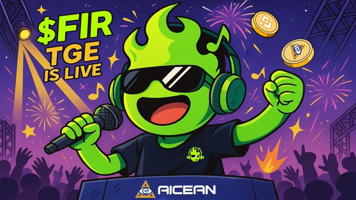 Aicean (@aicean_ai) on Twitter photo 🎉 Aicean congratulates <a href="/FireverseV/">Fireverse Ventures</a> on the $FIR TGE and listing on Binance Alpha!
To celebrate, we’re launching a community giveaway:
💥 100 Fireverse OG NFTs
✅ Complete social tasks
🎁 Winners selected randomly
Join here 👉 quest.intract.io/quest/6891d965…
#Aicean #Fireverse #TGE 🎉 Aicean congratulates <a href="/FireverseV/">Fireverse Ventures</a> on the $FIR TGE and listing on Binance Alpha!
To celebrate, we’re launching a community giveaway:
💥 100 Fireverse OG NFTs
✅ Complete social tasks
🎁 Winners selected randomly
Join here 👉 quest.intract.io/quest/6891d965…
#Aicean #Fireverse #TGE