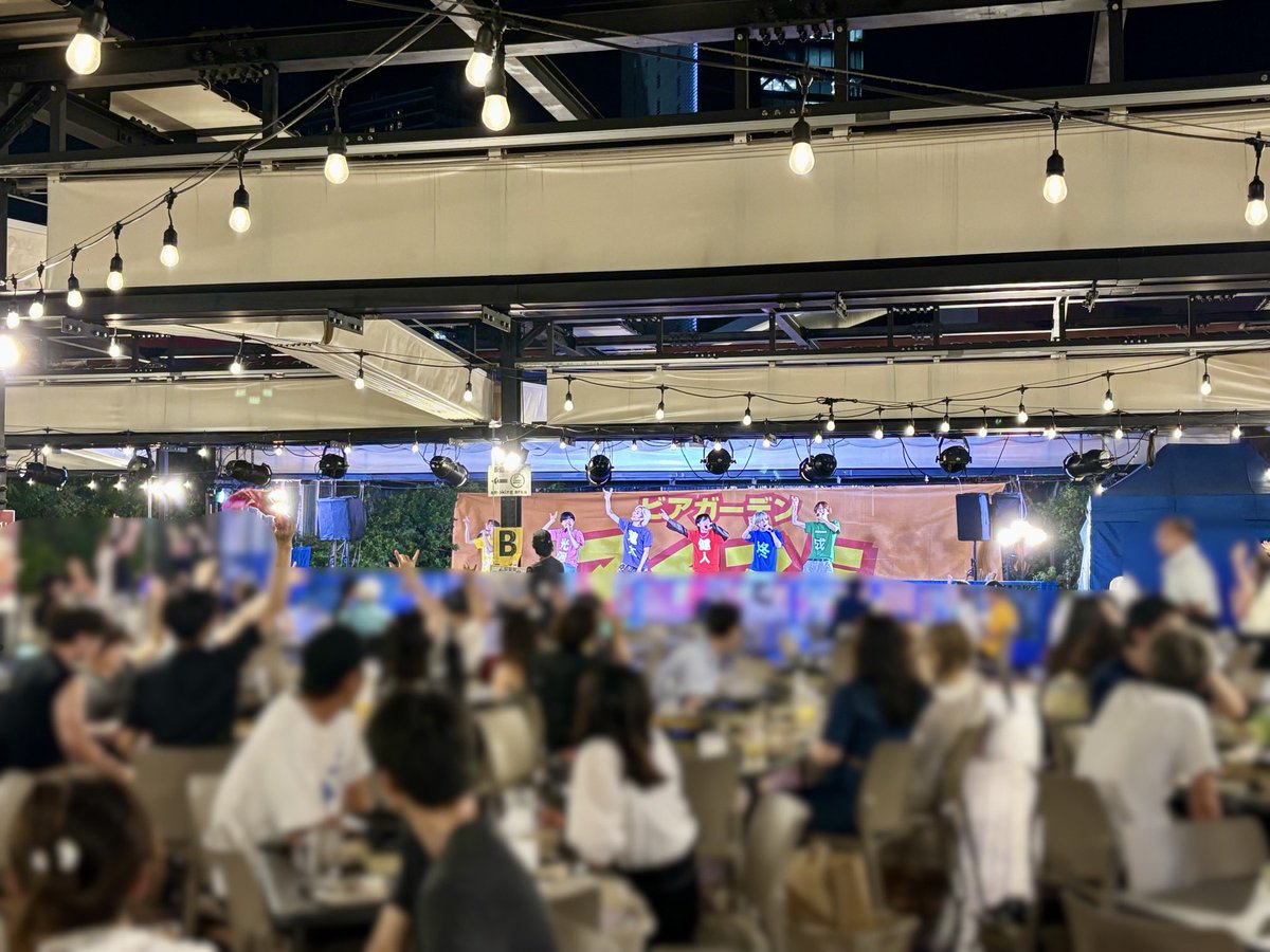 ビアガーデンマイアミ高島屋横浜店様、
盛り上げてくださり最高すぎました🤩🍖
必ず売れて恩返しさせていただきます🔥
みんなでグラスを片手にアミーゴ🍻🌅