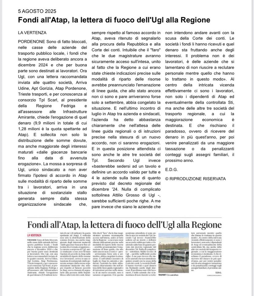 @uglautoferro come sempre dalla parte dei lavoratori. La denuncia della segretaria regionale FNA sui fondi della <a href="/regionefvg/">ermelinda marini</a>
