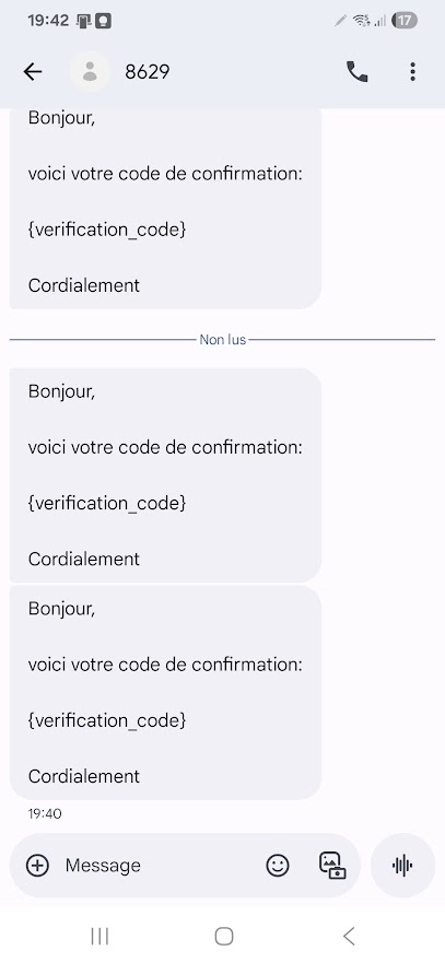Sophi·e 🍄 (@super_sophiee) on Twitter photo Hey <a href="/Edenred/">Edenred Group</a>,
Can’t log in. Your verification SMS literally says {verification_code} instead of an actual code. 👇😅
Tried reaching out via your contact form (user.edenred.be/hc/fr/requests…) … but it doesn’t work either. Impressive...
What’s the next step?
#Bug #Edenred Hey <a href="/Edenred/">Edenred Group</a>,
Can’t log in. Your verification SMS literally says {verification_code} instead of an actual code. 👇😅
Tried reaching out via your contact form (user.edenred.be/hc/fr/requests…) … but it doesn’t work either. Impressive...
What’s the next step?
#Bug #Edenred