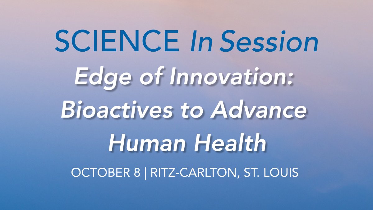 🙌 CRN has announced the lineup of top scientists and academic researchers presenting at Science in Session, “Edge of Innovation: Bioactives to Advance Human Health." Learn more here: crnusa.org/newsroom/crns-…
