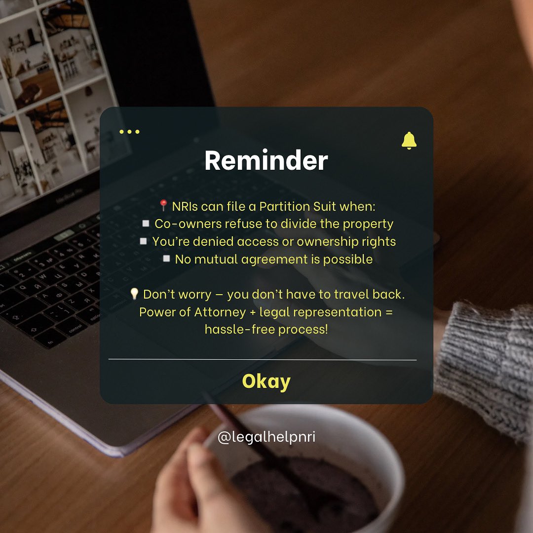 Simonandjoseph1's tweet image. #LegalHelpNRI #CoownershipIndia #PropertyLawIndia #NRIlegalrights #FreeConsultation #LawyerForNRIs #KnowYourRights #PropertyDivision #IndianLawyer