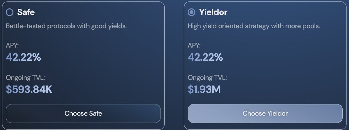 GM
<a href="/ZyfAI_/">Zyfai</a>  is surprising today. 
How real is this APY but of course I'm happy.

#DEFI #USDC #ZFI