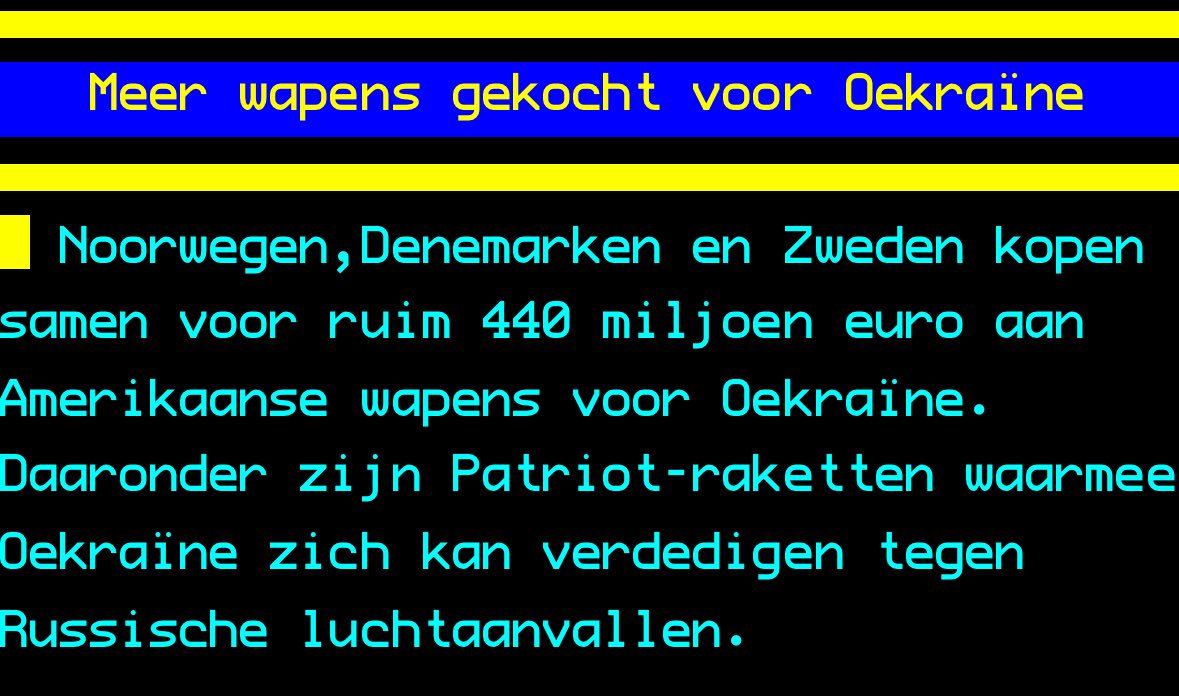 Kan iemand mij uitleggen waarom wij 500.000.000 euro uitgeven aan wapens voor Oekraiene ? En Noorwegen, Zweden en Denemarken samen voor 440.000.000 ? 

Waarom ?? 

En ondertussen zwaar bezuinigen op zorg !! 🤬