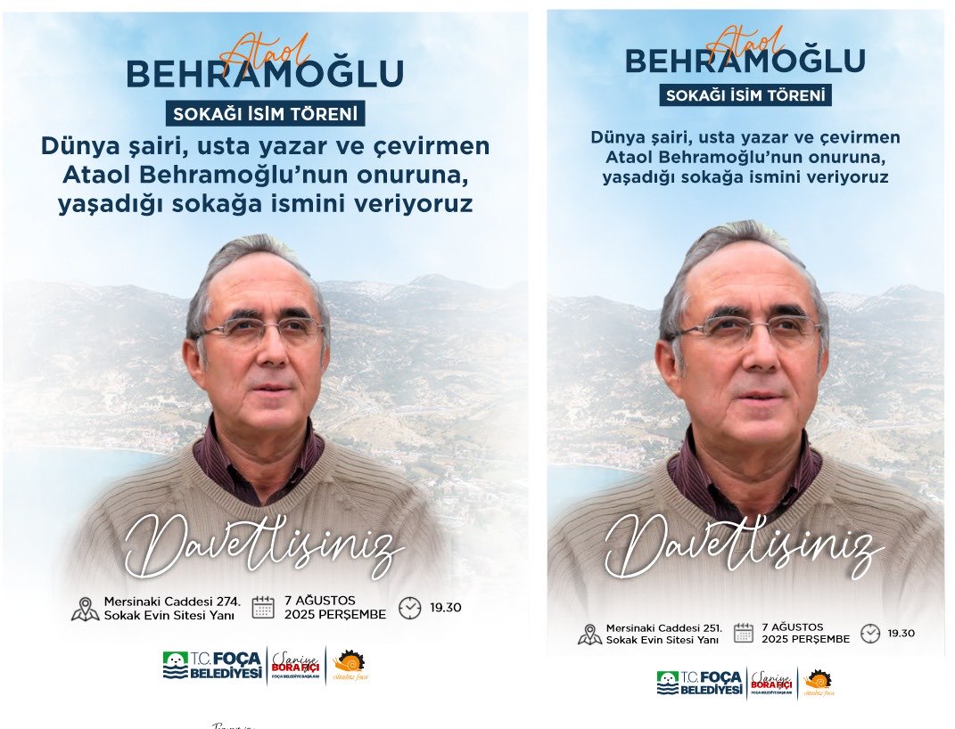 Ataol Behramoğlu (@a_behramoglu) on Twitter photo 