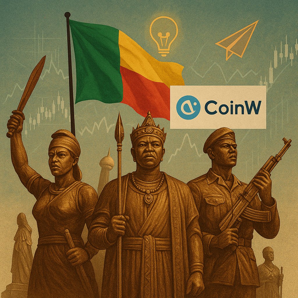 EMINENCE DD (@bodourine) on Twitter photo CoinW x Benin
Sous l’étendard tricolore,
La crypto, souffle libre,
Brise chaînes, tisse l’avenir.
CoinW trace la voie nouvelle,
Où l’esprit conquiert le ciel,
Loin des frontières, l’espoir grandit. La liberté coule à l’infini.
<a href="/Divaluz30/">Honey Luz 💕</a> <a href="/beurows/">Agonglo toflinmi abrahm</a> <a href="/RolandeSing/">Rolande Singbo</a> <a href="/Coinw_Afrique/">CoinW_Afrique</a> CoinW x Benin
Sous l’étendard tricolore,
La crypto, souffle libre,
Brise chaînes, tisse l’avenir.
CoinW trace la voie nouvelle,
Où l’esprit conquiert le ciel,
Loin des frontières, l’espoir grandit. La liberté coule à l’infini.
<a href="/Divaluz30/">Honey Luz 💕</a> <a href="/beurows/">Agonglo toflinmi abrahm</a> <a href="/RolandeSing/">Rolande Singbo</a> <a href="/Coinw_Afrique/">CoinW_Afrique</a>