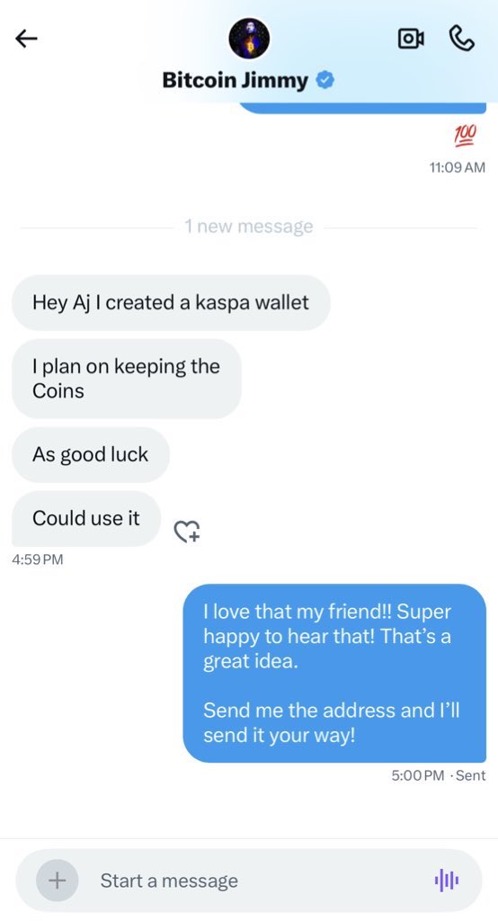 🚨 UPDATE:

I have great news for the $KAS community regarding <a href="/Bitcoin4Jimmy/">Bitcoin Jimmy</a> 

I received permission from Jimmy to share this with everyone in the $KAS community. 

Some days ago, we all found out the tragic situation that Jimmy and his family went through. Everything (life