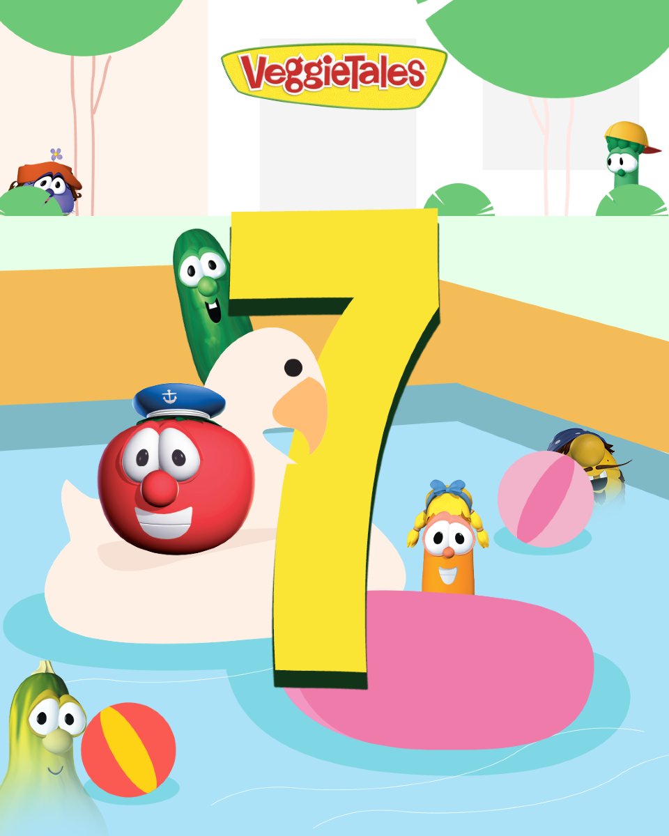 VeggieTales's tweet image. Pool party time — but with a twist! 👀
Can you spot ALL the hidden VeggieTales characters splashing around? 

Drop your answers in the comments and tag a friend to play along! 

#VeggieTales #SummerFun  #PoolPartyChallenge #GodMadeYouSpecial