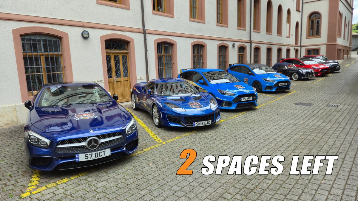 FunballRally's tweet image. FUNBALL 2026 - 2 SPACES LEFT
We now only have 2 spaces left for next year, if you would like to join us please register asap! funballrally.com/register/