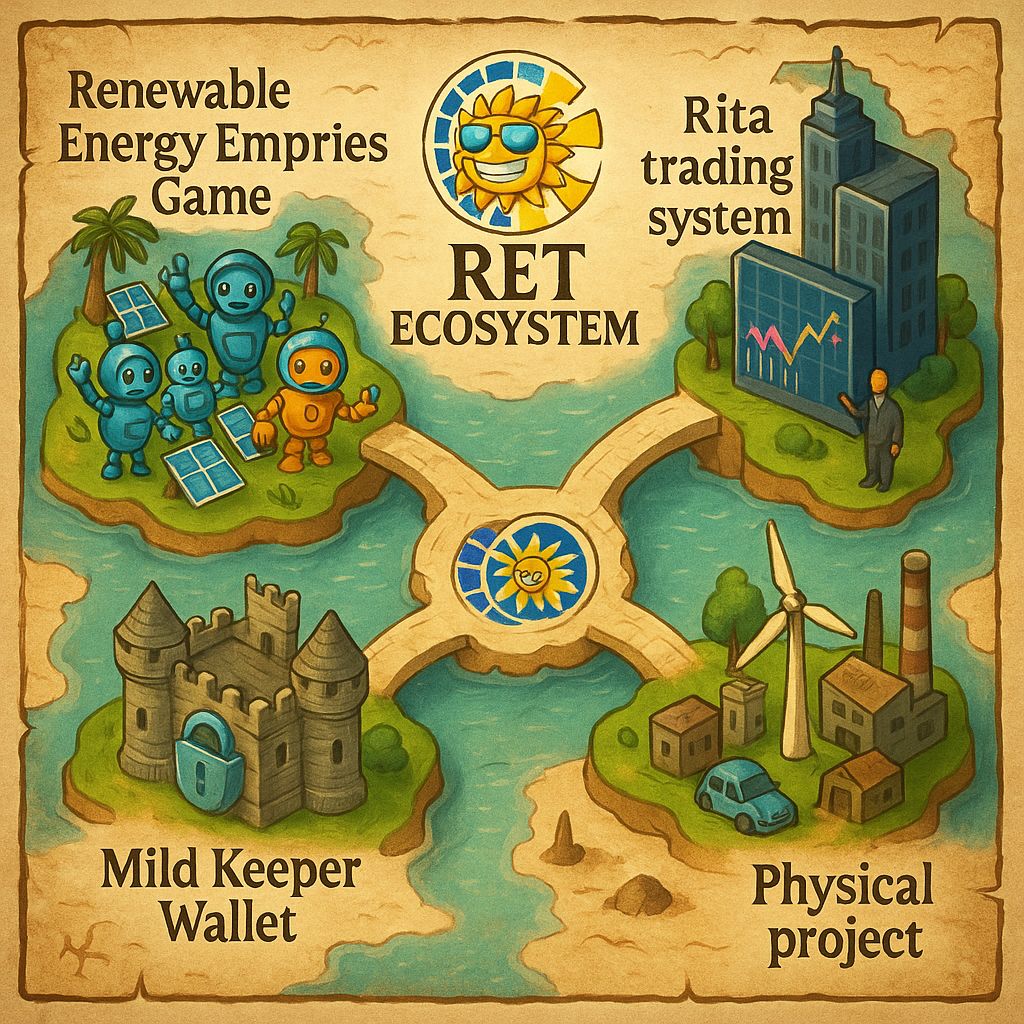<a href="/coinexcom/">CoinEx Global</a> $RET is a hidden gem with big potential — combining renewable energy, P2E gaming, AI (RITA), and an anti-hack wallet, all at just a $500K market cap. #RET #RenewableEnergyToken