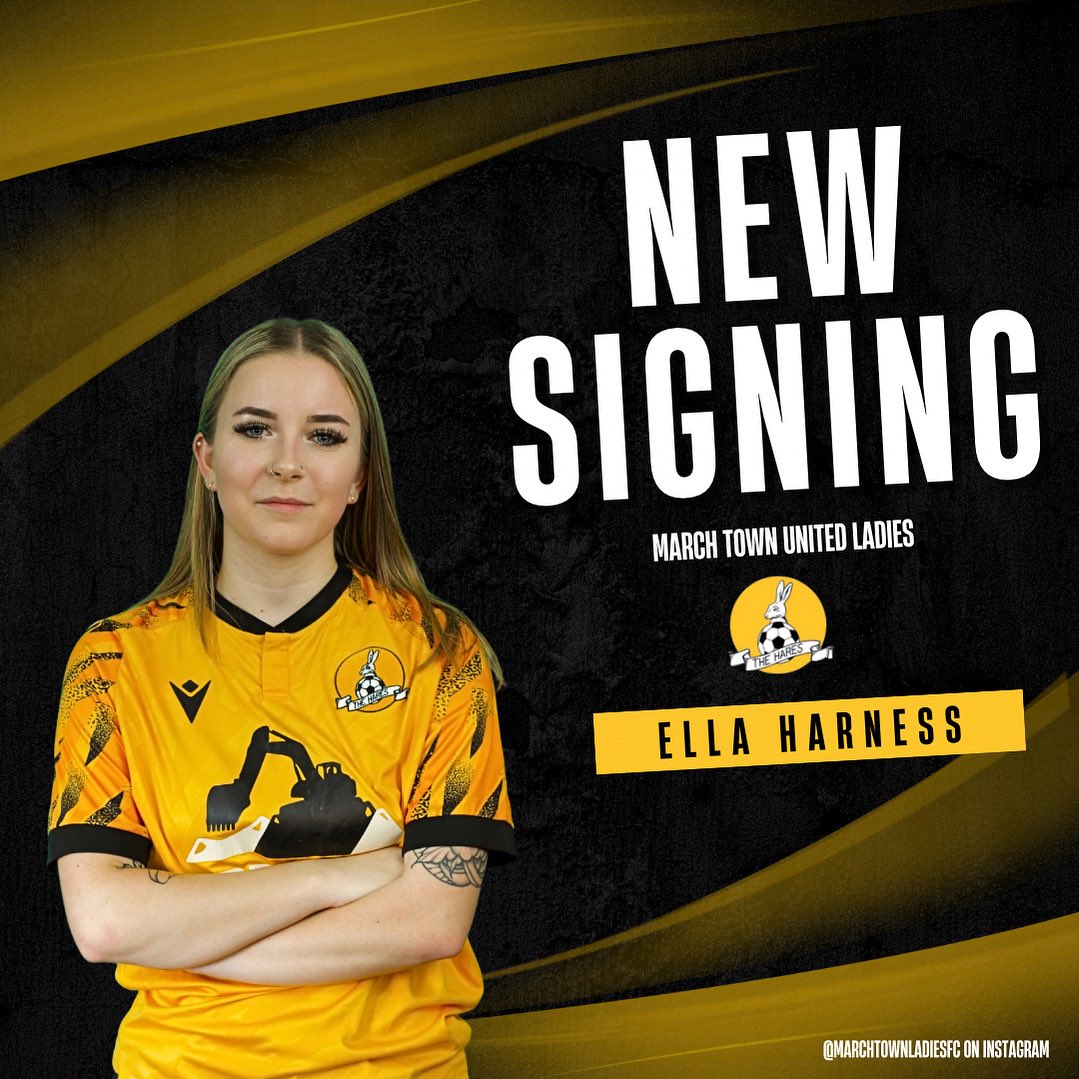 NEW SIGNING ✍🏼

We welcome another new addition to The Hares, Ella Harness, who’s already made a great impact in our first pre season fixture. 👏🏼

Welcome, Ella 🙌🏻

#UpTheHares
