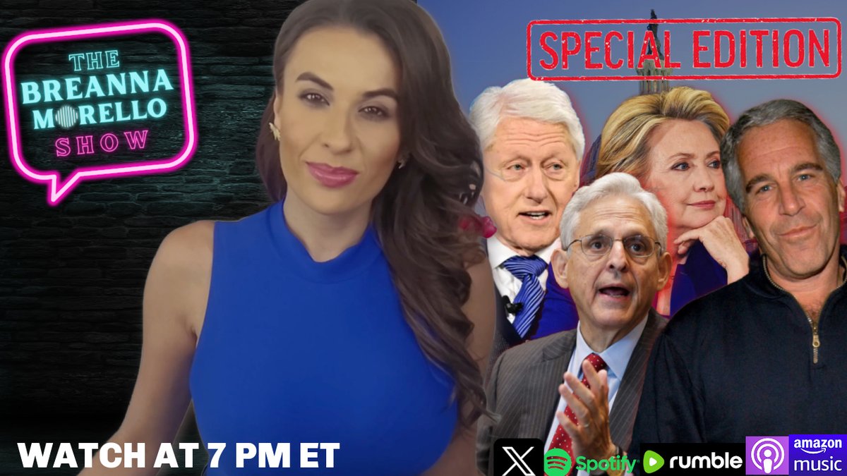 So much going on in the news cycle today!

I'll be going LIVE tonight at 7 PM ET to break it all down.

Join me on X, Rumble, and YouTube!