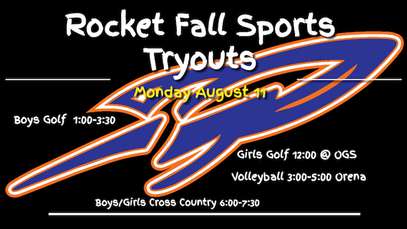 OHSRocketAD's tweet photo. Dates and Times for Fall Sport 1st Day Practices https://t.co/M5Ooe694Zx