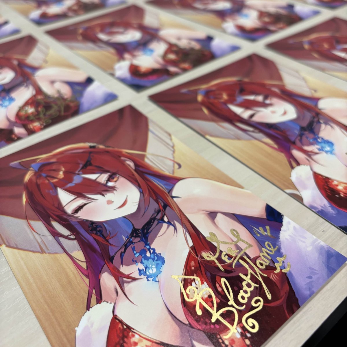 600 cards = 9 hours 🫠
Still more to sign! 💪✨
Myself and ManeMcManeFace are incredibly tired to the point we are laughing at the littlest things haha 
Gonna sleep like a baby soon. 
#BFKingdom
