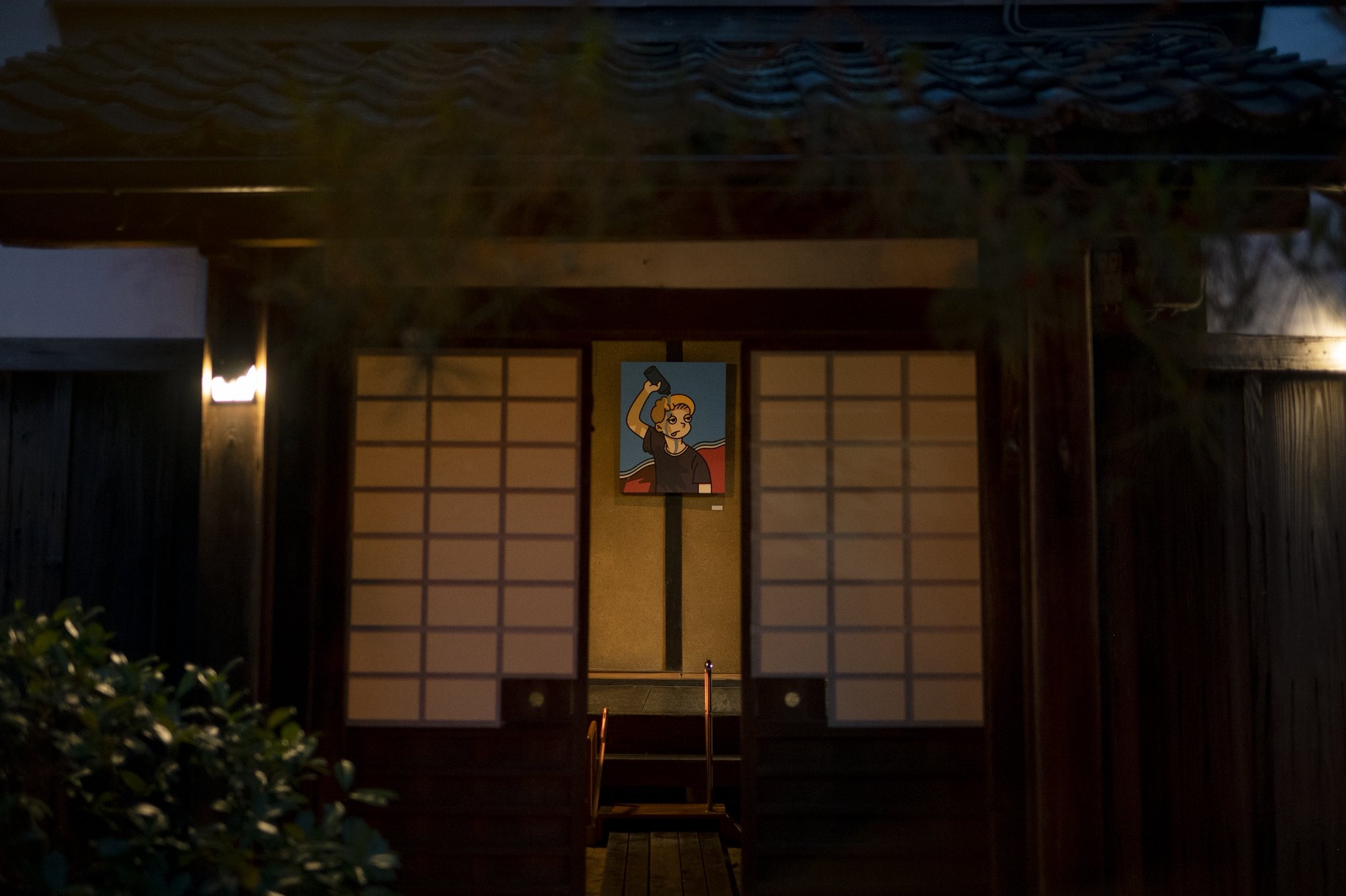 妙心寺での展示