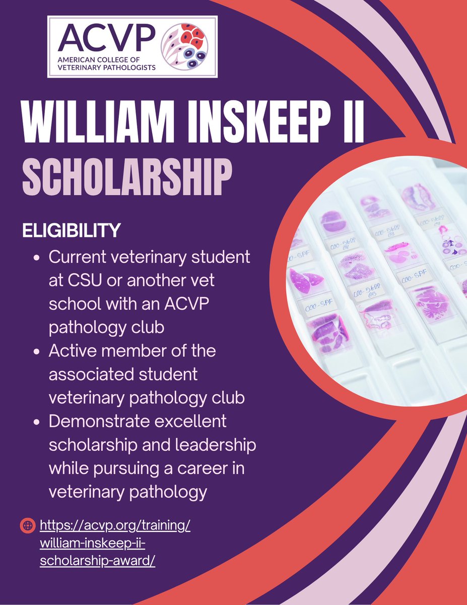 American College of Veterinary Pathologists tweet media