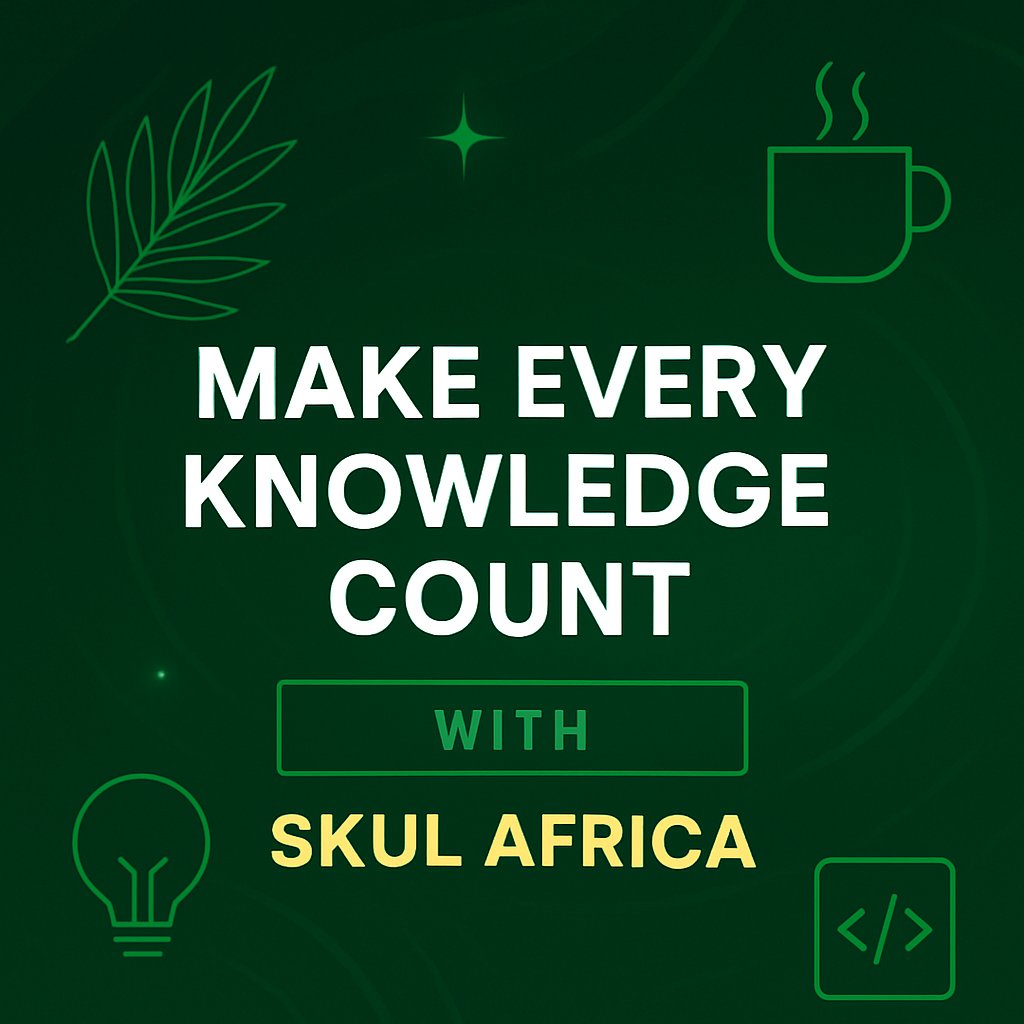 victory_gr95109's tweet image. The new era of African education is loading…
Don&apos;t miss the first drop

Something bold is coming.
📌 Follow up
🔔 Get notified when we launch
#SkulAfrica #CodeFlex #AfricaRising #EdTechAfrica