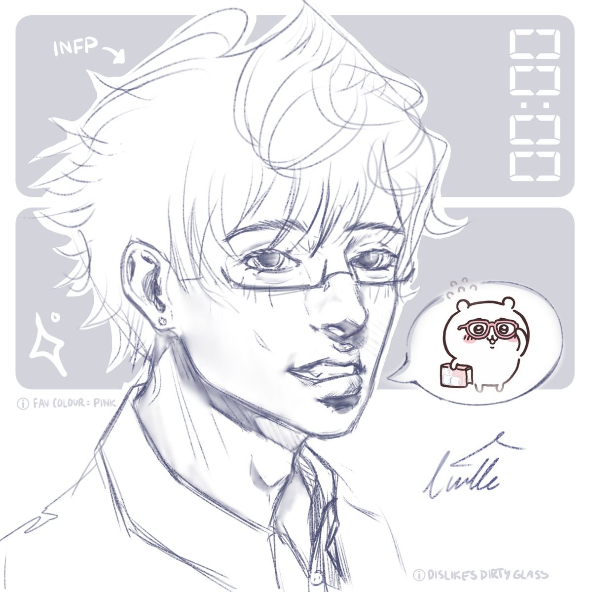 iville_'s tweet photo. Chiikawa is funny wish he was real ❤️‍🩹 #ArtistOnX  #oc https://t.co/CorbIegDje