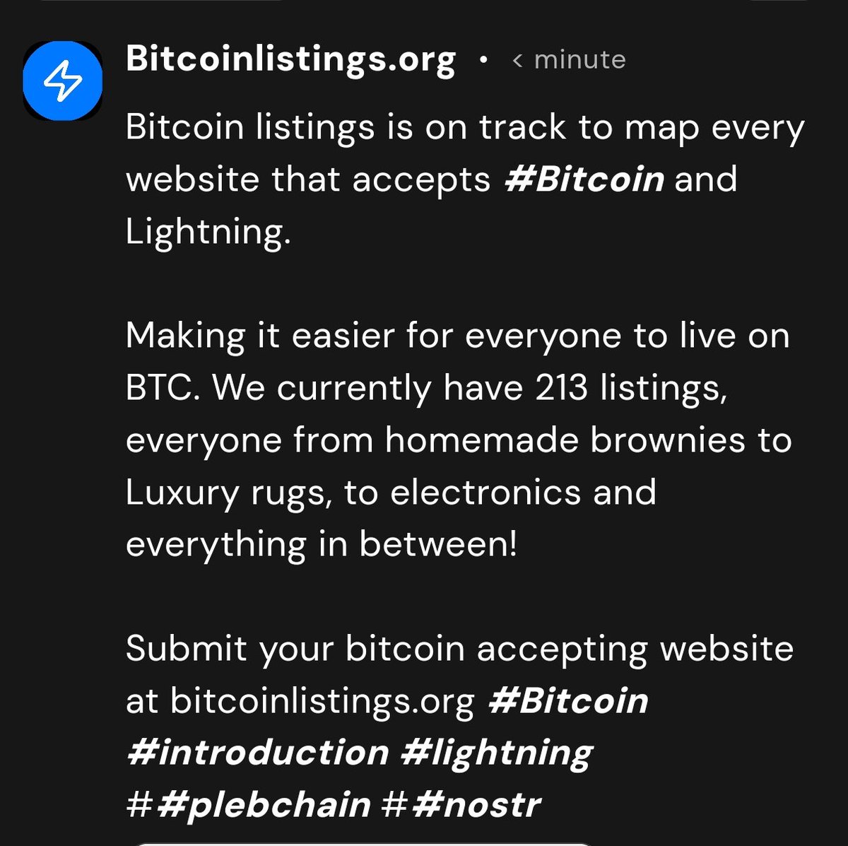 We are now on nostr!

npub15pl5ly8cc7ctgjtt4n3pkwn80vyf9l0k6rswj660x7rxlukmhejq6gxml5