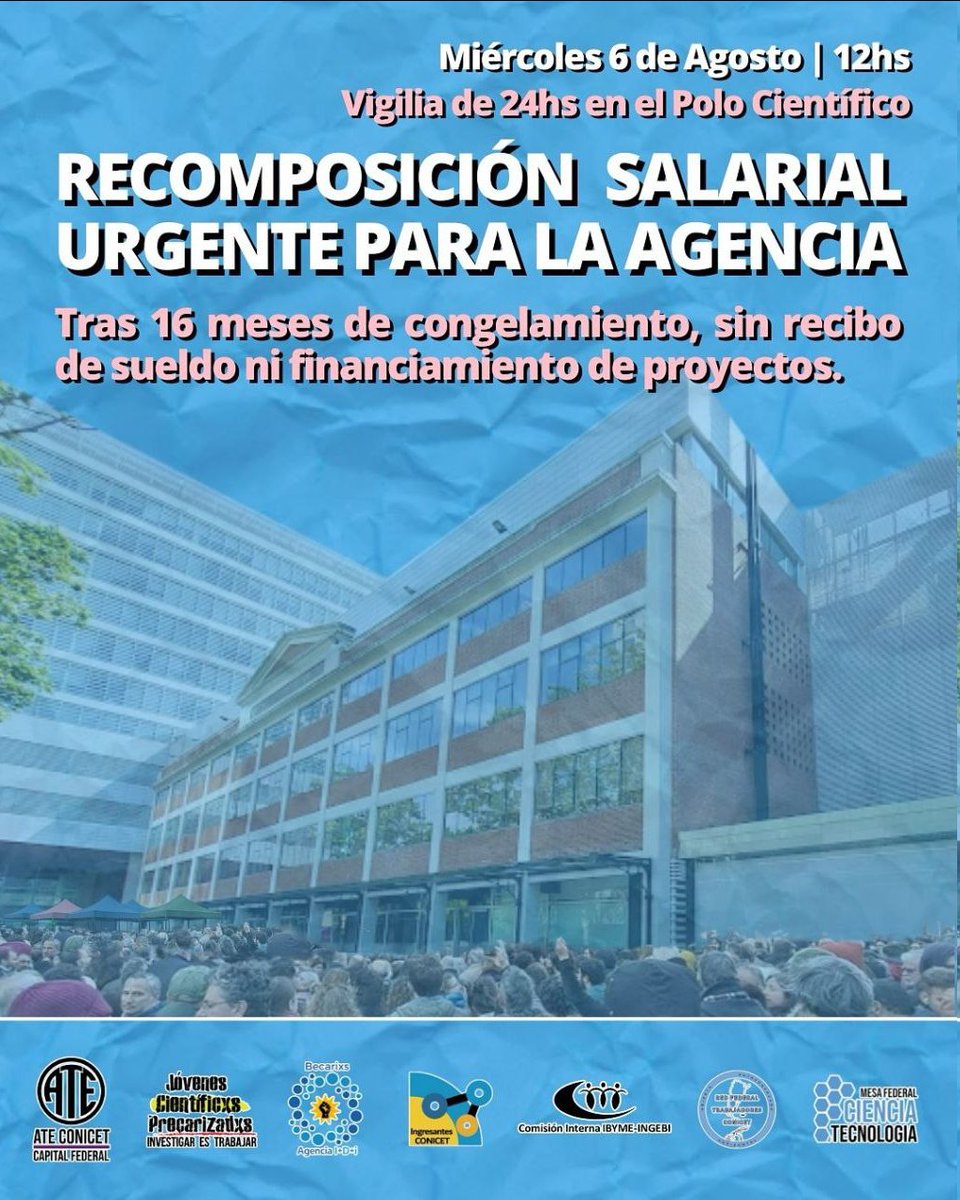 ArielBiologist's tweet image. 🪸 ¿Vieron la nueva especie que descubrió la expedición TALUD IV?
Tiene salario congelado hace 16 meses, trabaja sin financiamiento y sobrevive en condiciones extremas...
¡Es un científico argentino!

📍Miércoles 6/8 | 12hs
Vigilia de 24hs en el Polo Científico
#CienciaArgentina