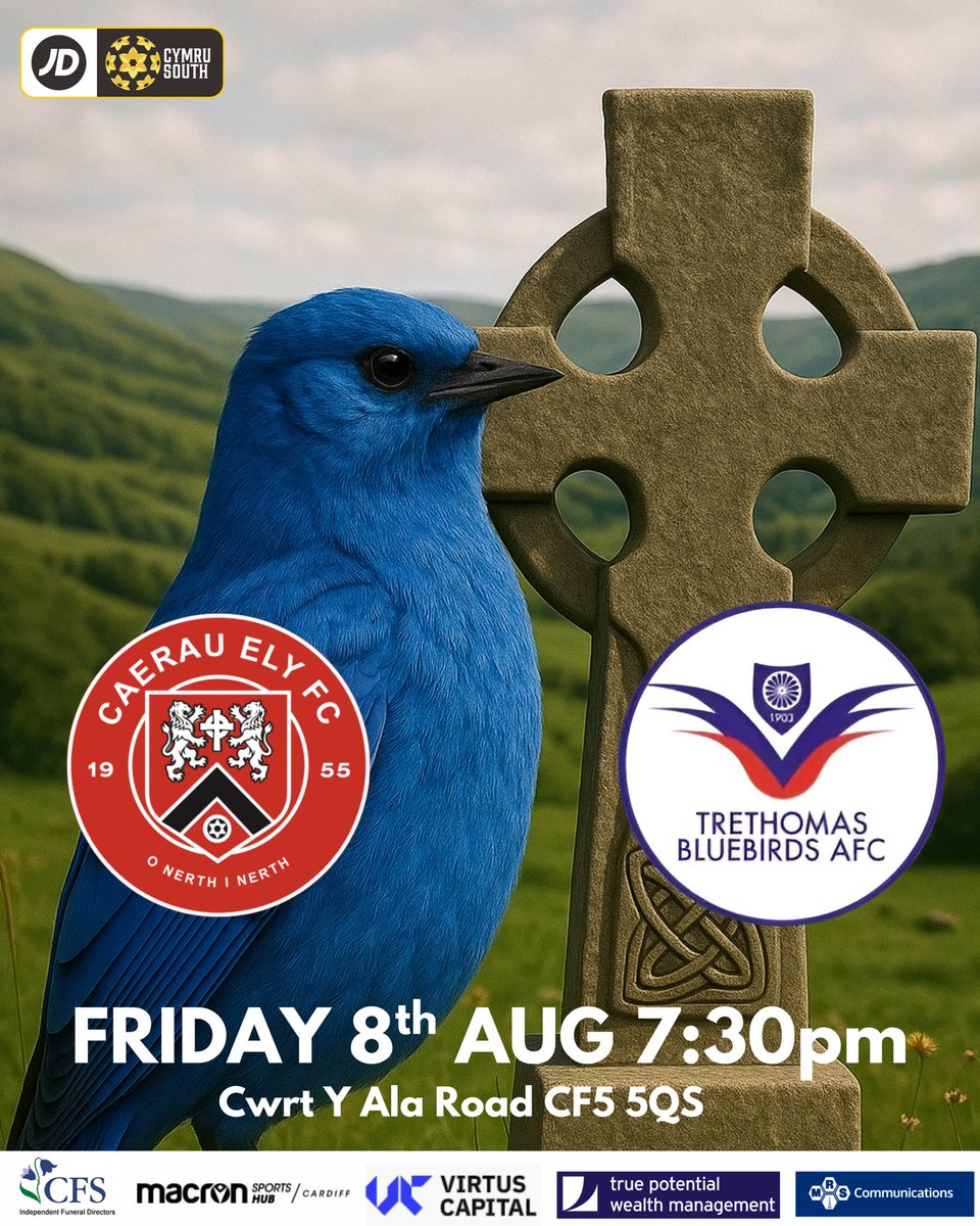 💙Next Up - Caerau Ely💙
We take the short trip to <a href="/CaerauElyFC/">Caerau Ely FC</a> this coming Friday - Two young sides with plenty of skill, it should be a great game.
Come and support the boys !!
#UppaTre