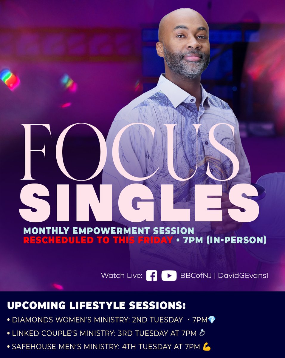 🚨 Schedule Update: This month’s Focus Ministry has been moved to Friday due to the Women’s Day Choir Rehearsal tonight at 7PM.

Thanks for your understanding—see you Friday! #FocusMinistry #BethanyChurch