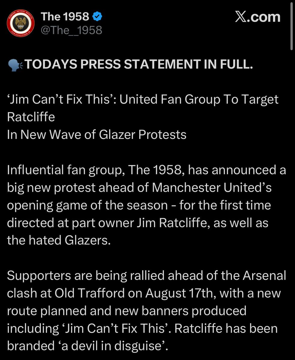 Can’t repost as I’m blocked, but using a slogan from a TV show which was hosted by a infamous paedophile is probably not the best way to get your point across lads