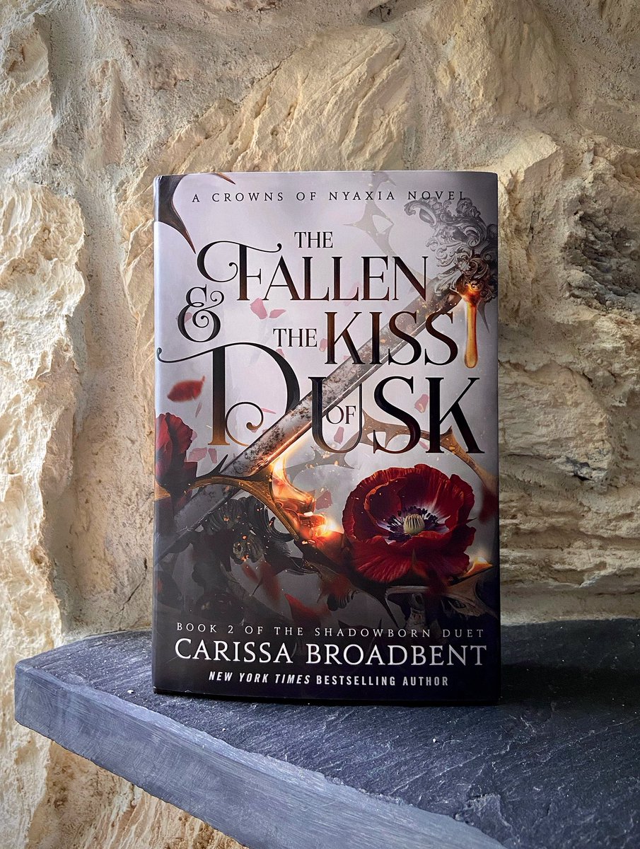 We’re so very excited to wish a big happy book birthday to #TheFallenAndTheKissOfDusk by Carissa Broadbent!😍❤️

New York Times bestselling author and BookTok sensation Carissa Broadbent returns with a brand new novel in the Crowns of Nyaxia series, The Fallen &amp; the Kiss of Dusk.