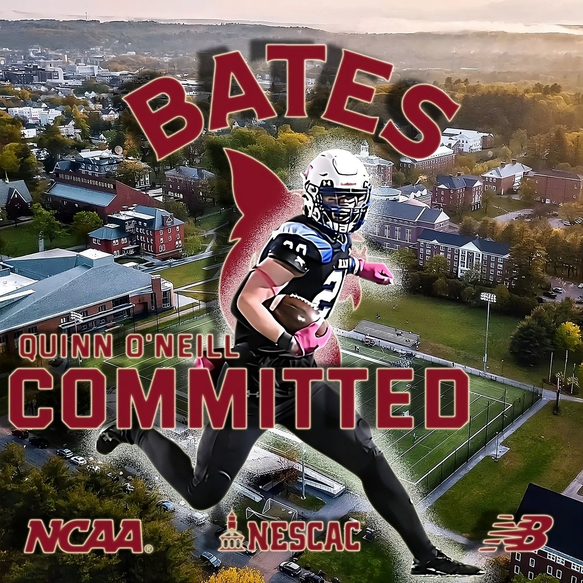 Quinn O’Neill (@qoneillfball26) on Twitter photo Grateful and honored to announce my commitment to <a href="/Bates_Football/">Bates Football</a> ! Thanks to <a href="/Cats_CoachCoyne/">Coach Coyne</a> and <a href="/AlecBrownFB/">Alec Brown</a> for the amazing opportunity. Excited to get to work! Grateful and honored to announce my commitment to <a href="/Bates_Football/">Bates Football</a> ! Thanks to <a href="/Cats_CoachCoyne/">Coach Coyne</a> and <a href="/AlecBrownFB/">Alec Brown</a> for the amazing opportunity. Excited to get to work!