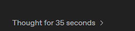GPT OSS--first impressions: good
it reached a limit and couldn't continue from there, normal ig

loved how it kept reasoning while figuring out what i needed...for 35 seconds