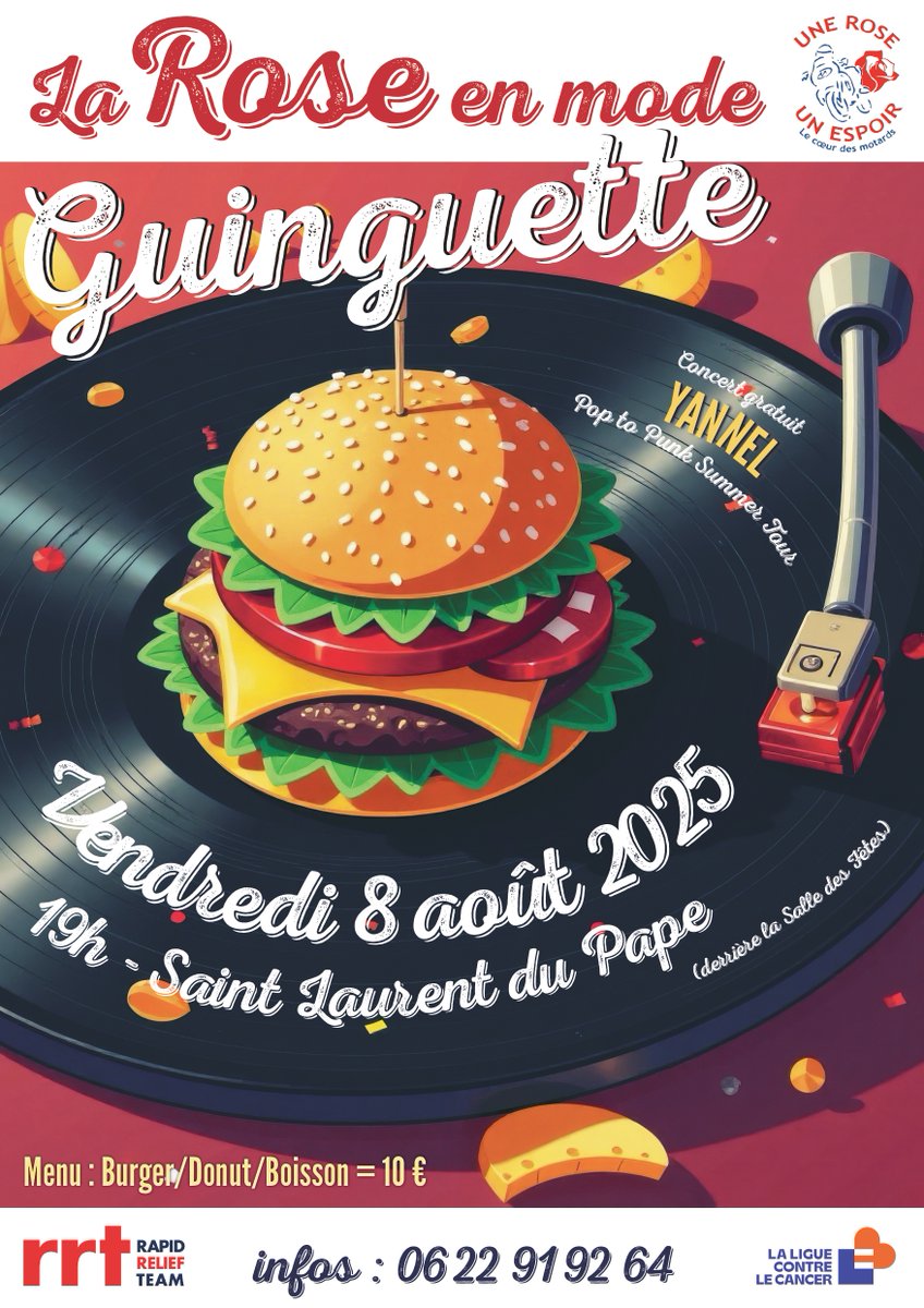 RRT_FR's tweet photo. 🌹 Ce jeudi, RRT prépare 300 à 350 menus burgers chauds 🍔 vendus sur place.
100% des recettes iront à la Ligue contre le cancer via Une Rose, un Espoir.

#rrtcares #liguecontrelecancer #cancer #rapidreliefteam https://t.co/diyuRpihKj