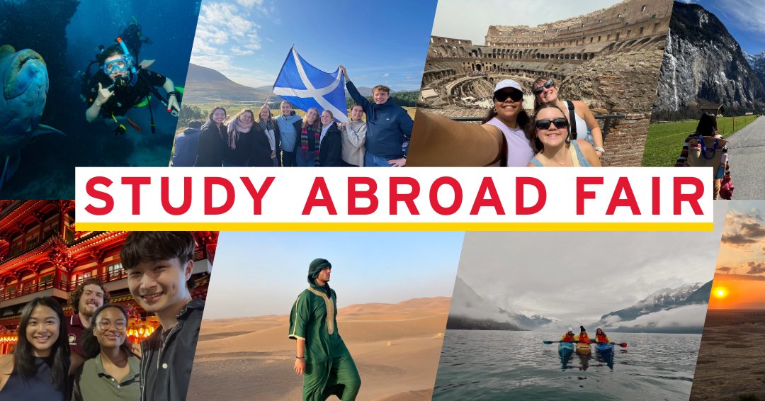maryland_global's tweet photo. Whether you are ready to study abroad this winter, spring, spring break or planning for the future, join Education Abroad at the Study Abroad Fair to discover programs and courses that support your degree! #FearlesslyGlobal

https://t.co/G9bR34Zd8A https://t.co/FoOGa3bNc3