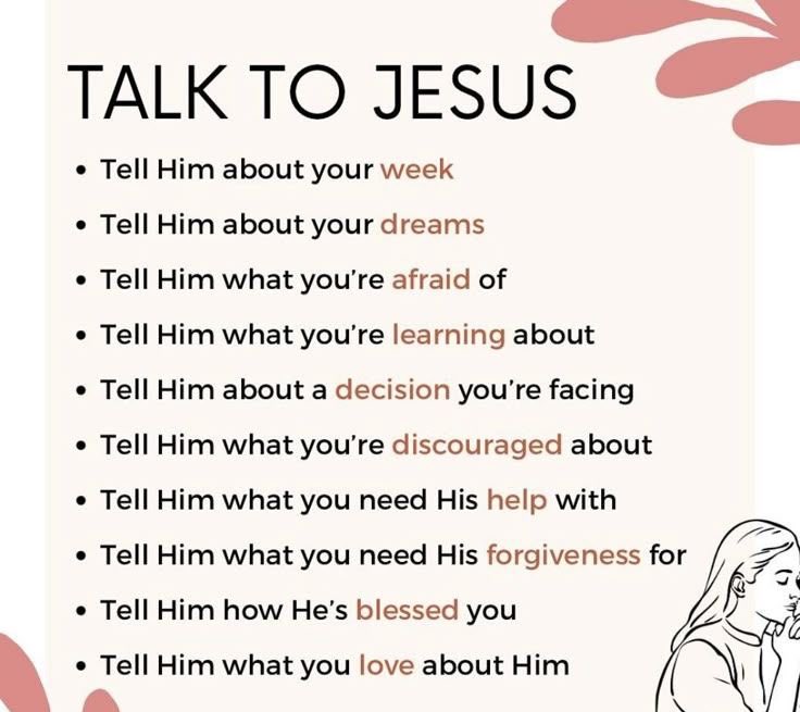 TALK TO JESUS