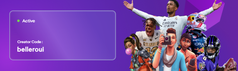 belleroui โก (@belleroui) on Twitter photo Excited to announce that I have my own <a href="/EA/">Electronic Arts</a> Creator Code! ๐ฅน
In order to use this code:
แฏโ
Go to the online EA website or EA App
แฏโ
Select Battle Pass, Apex Coins (Or any EA games)
แฏโ
Press "apply promo code" and enter "belleroui"
Your support would mean a lot โก Excited to announce that I have my own <a href="/EA/">Electronic Arts</a> Creator Code! ๐ฅน
In order to use this code:
แฏโ
Go to the online EA website or EA App
แฏโ
Select Battle Pass, Apex Coins (Or any EA games)
แฏโ
Press "apply promo code" and enter "belleroui"
Your support would mean a lot โก
