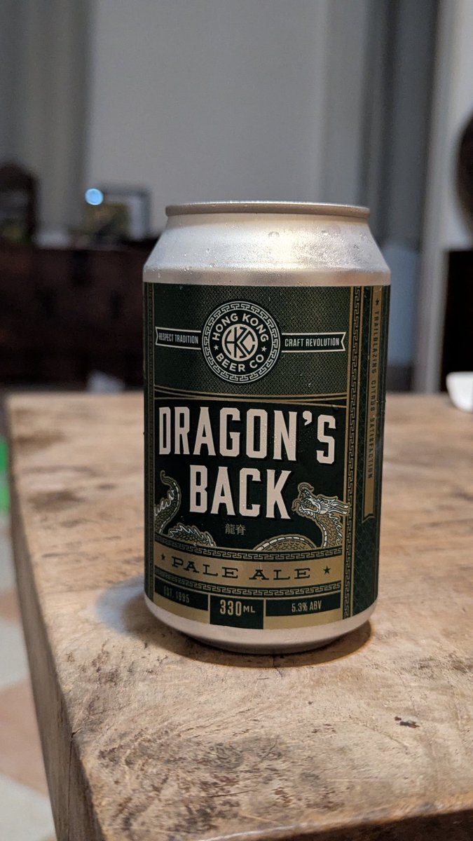 Dragon's back. Like, an actual dragon's back? Or the dragon IS back (from wherever it had originally fucked off to)?

Either way, Tuesday evening - don't mind if I do.
