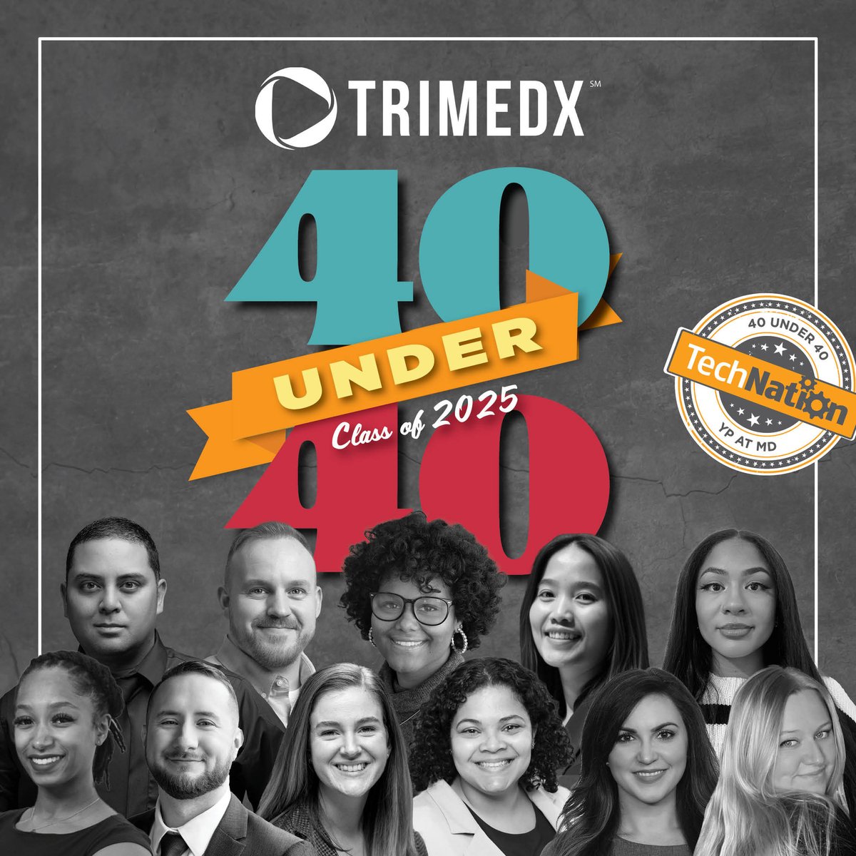 TRIMEDX (@trimedx) on Twitter photo Proud moment at #TRIMEDX—11 associates named to TechNation’s 2025 #40Under40! This honor reflects their talent, dedication, and leadership in #HTM, and our shared commitment to advancing #PatientCare through innovation and service excellence.
hubs.ly/Q03Bjwc10 Proud moment at #TRIMEDX—11 associates named to TechNation’s 2025 #40Under40! This honor reflects their talent, dedication, and leadership in #HTM, and our shared commitment to advancing #PatientCare through innovation and service excellence.
hubs.ly/Q03Bjwc10