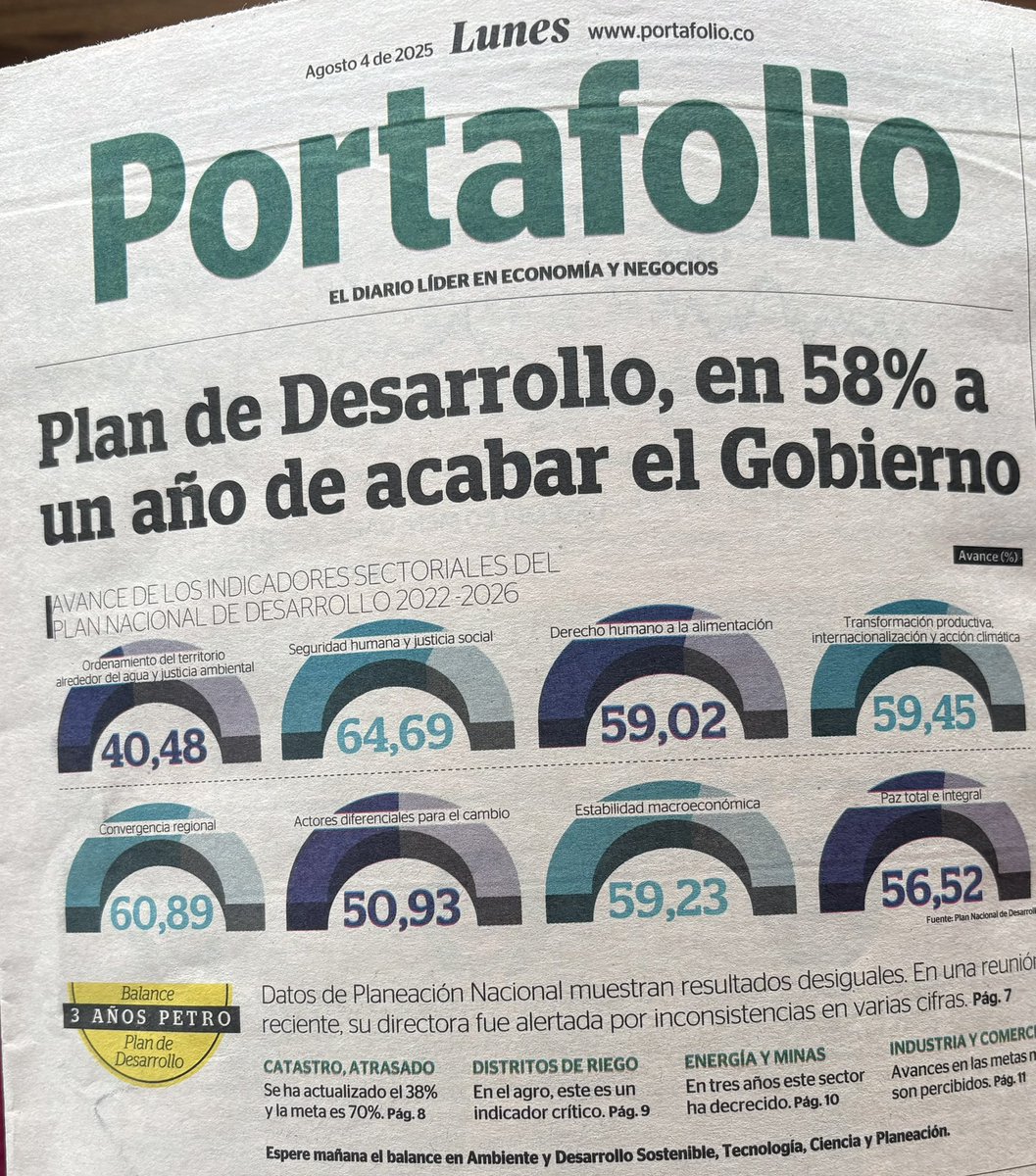 Desde la objetividad, es necesario tener un gobierno nacional más eficaz, con menos discursos vacíos y capaces de generar transformaciones sociales, el tiempo se agotó y #ElCambio se diluyó 
<a href="/infopresidencia/">Presidencia Colombia 🇨🇴</a> 
👉🏻 portafolio.co/economia/gobie…