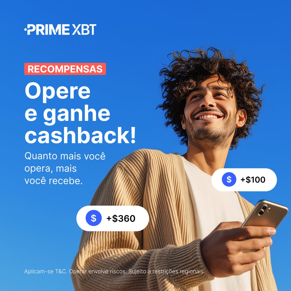 💰 Ganhe recompensas em cashback toda vez que você fizer uma operação.

Quanto mais você opera, mais você recebe! 🎯

👉 Comece aqui: eng.primexbt.com/43p2wHj

#PrimeXBT