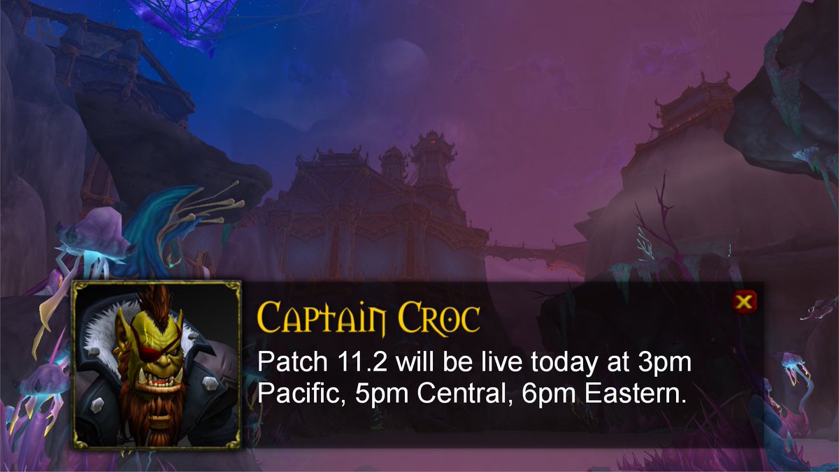 captain_croc957's tweet photo. Are you ready for new content?

#WorldofWarcraft #WoW https://t.co/k3wFzIGbbY