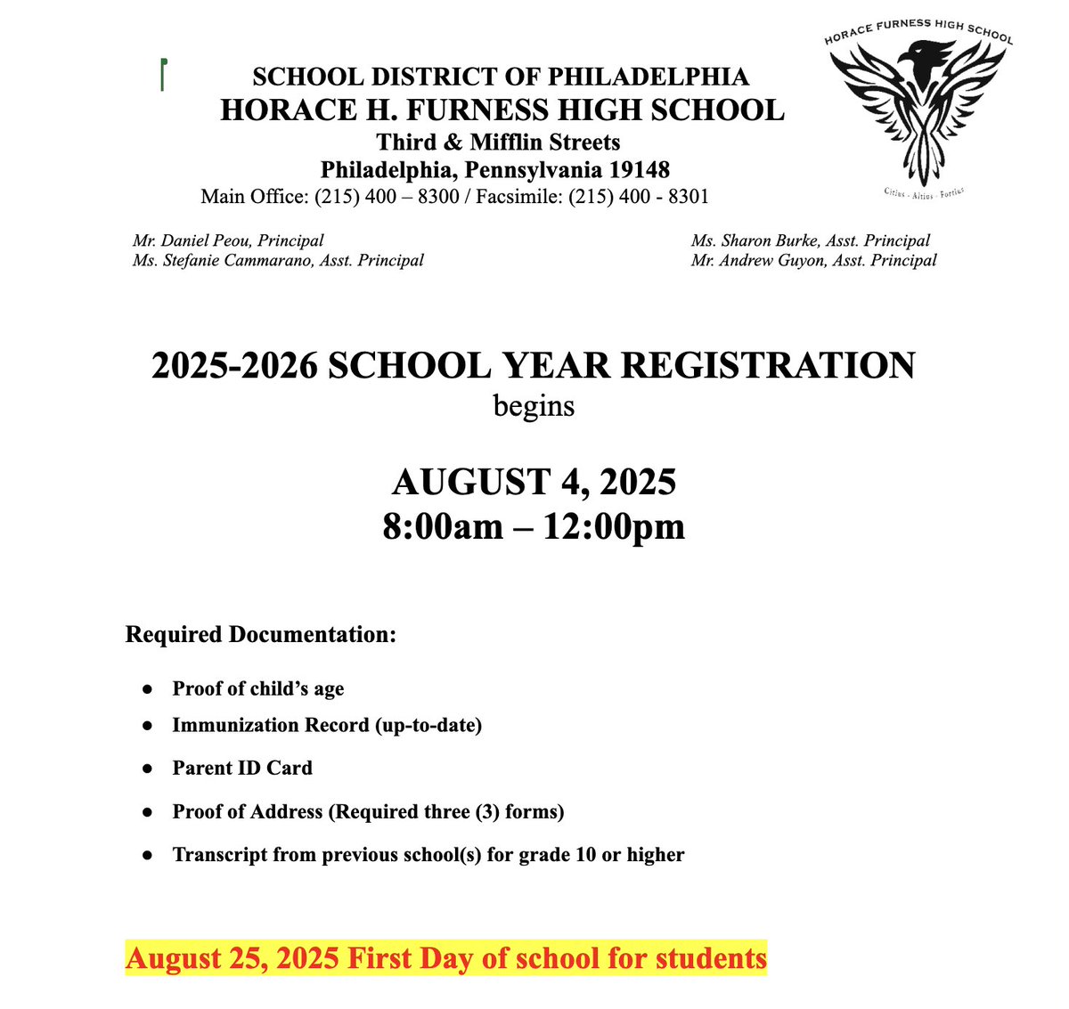 Horace Howard Furness High School tweet media