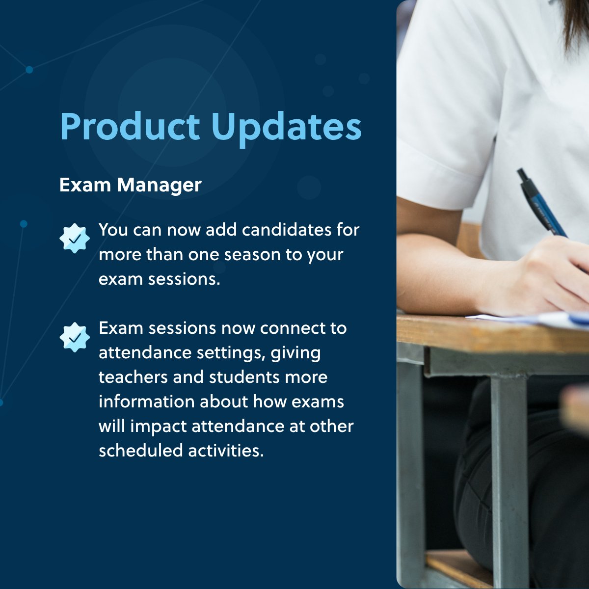 Veracross Product Updates – built for the realities of school life: Updates are out for 

📝 Exam Manager
🔗 Emergency Contact API

#EdTech #K12 #StudentSafety #SchoolOperations #APIs