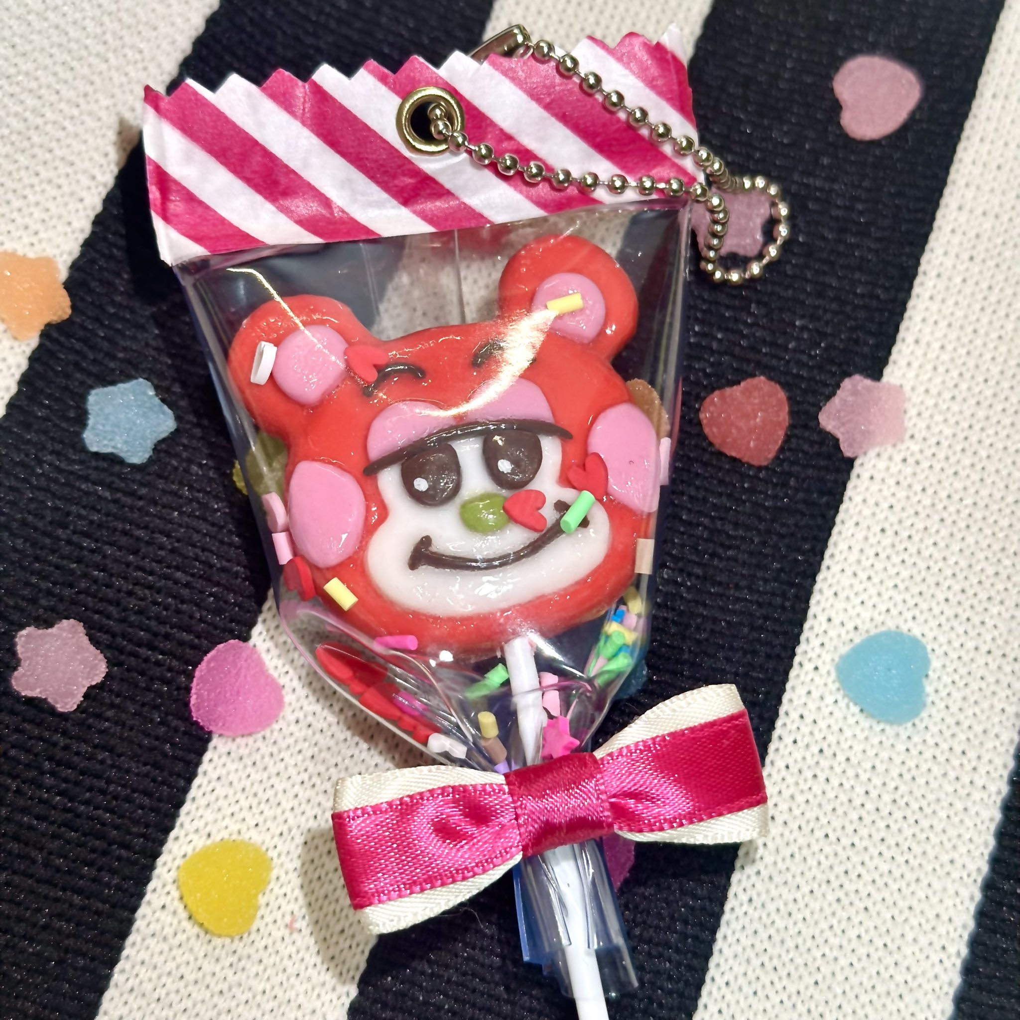 ミミタロウ(*´꒳`*) シャカシャカキーホルダー ミミタロウ様 リクエスト 3点 まとめ商品 シャカシャカキーホルダー