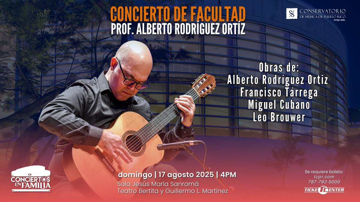 Elizabeth Figueroa (@ingeniomediapr) on Twitter photo Sé que muchos están pendientes a <a href="/sanbenito/">Benito Antonio</a> , pero también hay otros guerreros culturales dando la pelea. No te pierdas el concierto de <a href="/nuevaveneciainc/">Alberto Rodríguez Ortiz</a> Alberto Rodríguez Ortiz, guitarrista, compositor, rockero mutante y muy amigo mío el próximo 17 de agosto en el Conservatorio. Sé que muchos están pendientes a <a href="/sanbenito/">Benito Antonio</a> , pero también hay otros guerreros culturales dando la pelea. No te pierdas el concierto de <a href="/nuevaveneciainc/">Alberto Rodríguez Ortiz</a> Alberto Rodríguez Ortiz, guitarrista, compositor, rockero mutante y muy amigo mío el próximo 17 de agosto en el Conservatorio.