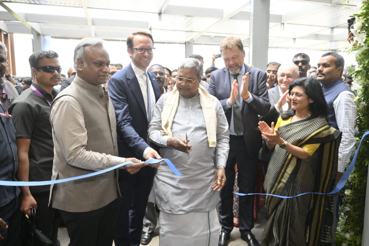 Dr Philipp Ackermann (@ambackermann) on Twitter photo German software giant <a href="/SAP/">SAP</a> opens their ambitious India Innovation Park in Devanahalli. This is SAP's biggest research hub outside Germany - a testimony of trust into Karnataka's amazing talent pool!
👩🔬🥇🇮🇳🤝🇩🇪
CM <a href="/siddaramaiah/">Siddaramaiah</a> and Minister <a href="/PriyankKharge/">Priyank Kharge / ಪ್ರಿಯಾಂಕ್ ಖರ್ಗೆ</a> gracing the occasion. German software giant <a href="/SAP/">SAP</a> opens their ambitious India Innovation Park in Devanahalli. This is SAP's biggest research hub outside Germany - a testimony of trust into Karnataka's amazing talent pool!
👩🔬🥇🇮🇳🤝🇩🇪
CM <a href="/siddaramaiah/">Siddaramaiah</a> and Minister <a href="/PriyankKharge/">Priyank Kharge / ಪ್ರಿಯಾಂಕ್ ಖರ್ಗೆ</a> gracing the occasion.