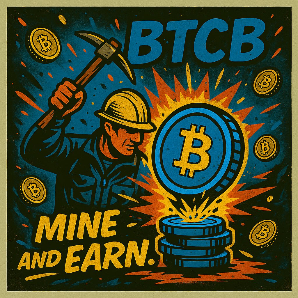 Bitcoin on Base (@btc_on_base) on Twitter photo We mine Bitcoin. You earn Bitcoin by holding $BTCB tokens. It's as simple as that. We mine Bitcoin. You earn Bitcoin by holding $BTCB tokens. It's as simple as that.