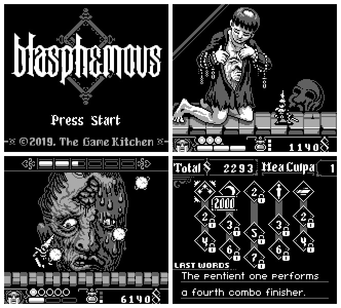 Pentient One...rise...rise and take on a pocket sized Pilgrimage, in Blasphemous for Game Boy. 
| #pixelart | #ドット絵 | #Gameboy