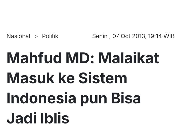 <a href="/tempodotco/">tempo.co</a> Mahfud MD yg ngomong
