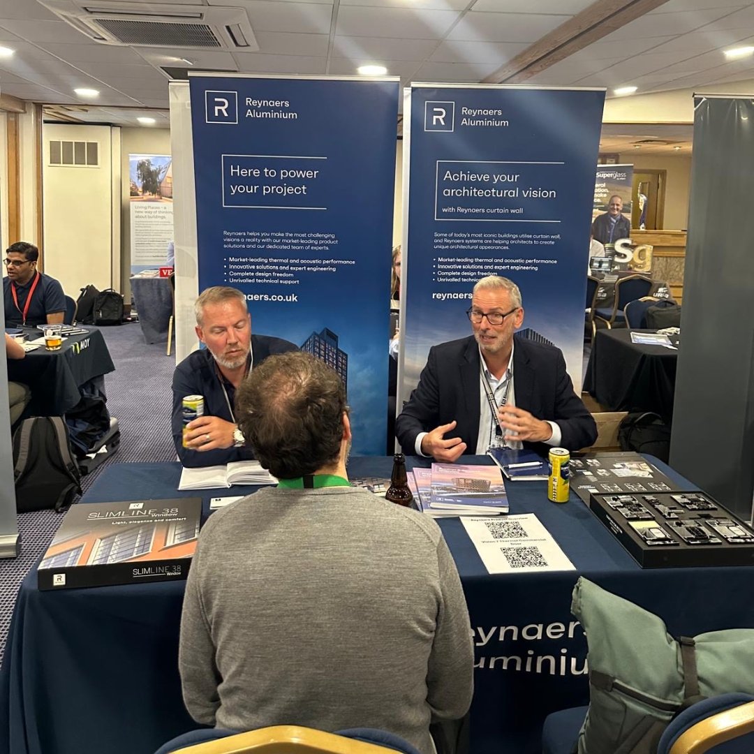 A busy day of networking with architects and specifiers ✅

Our team had a great time at yesterday's <a href="/SpecifiDay/">Specifi</a> event in Nottingham, introducing guests to Reynaers and what we do 🙌

Couldn't make the event? Check out our architect support on offer here: brnw.ch/21wUGhp