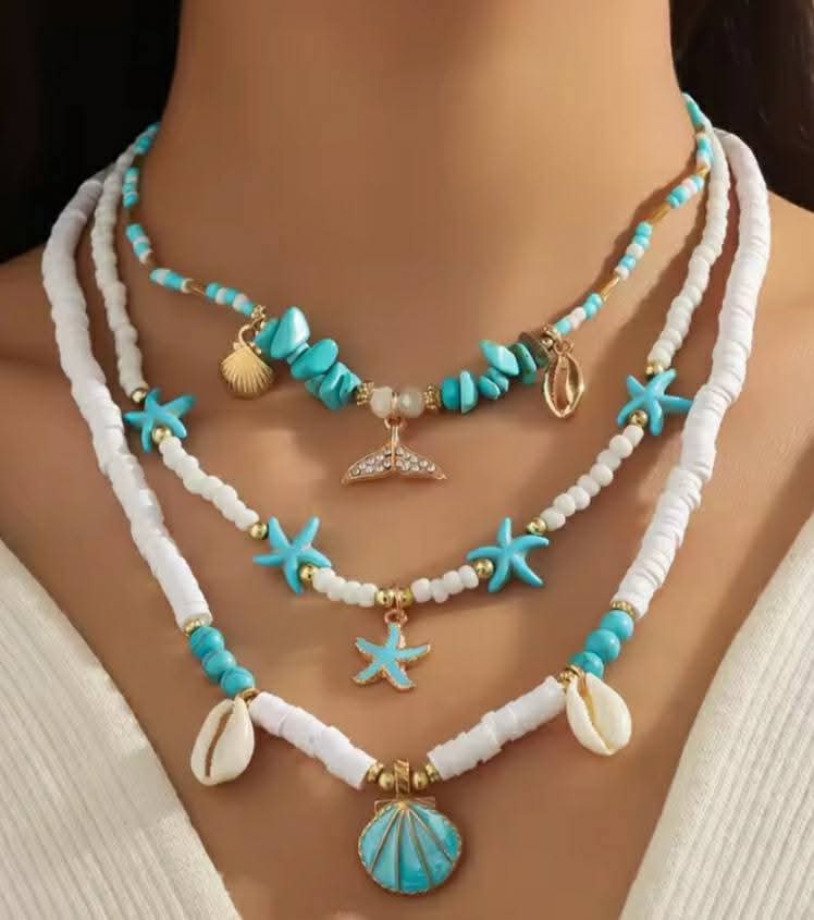 Nieuw #Beach #Strand Vakantie ketting (3stuks)  € 12.95 

Slechts enkele op voorraad. 

Eldiva.nl